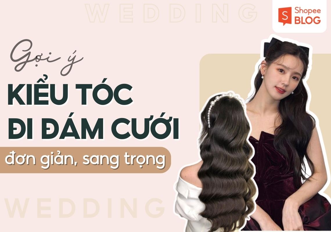 kiểu tóc đi đám cưới