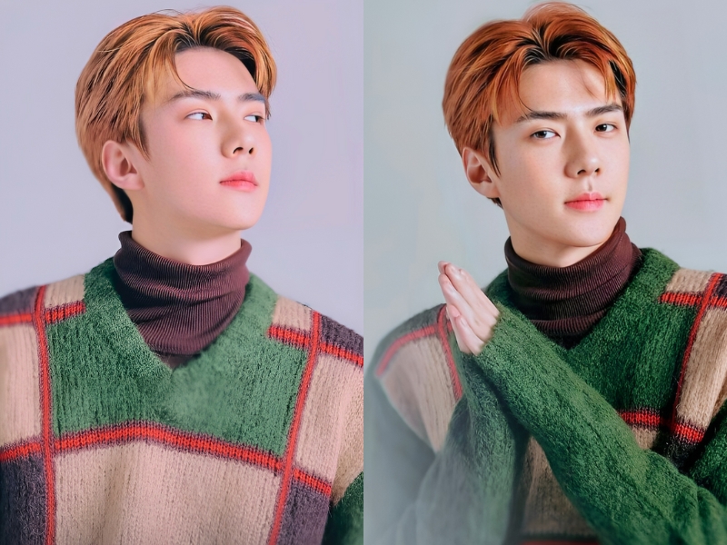 Undercut ngắn 5 5 đậm chất thanh lịch và hiện đại. (Nguồn: OHMilk - EXO Sehun Vietnam Fanpage)