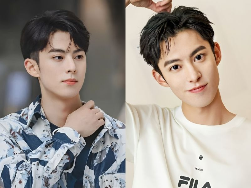 Dáng tóc two block ngắn đem lại vẻ ngoài điển trai cho phái mạnh (Nguồn: Weibo Dylan Wang)