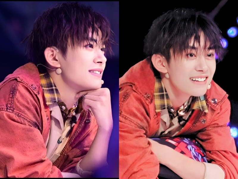 Tóc con sâu mái dài cực ngầu. (Nguồn: Dịch Dương Thiên Tỉ TFBOYS)