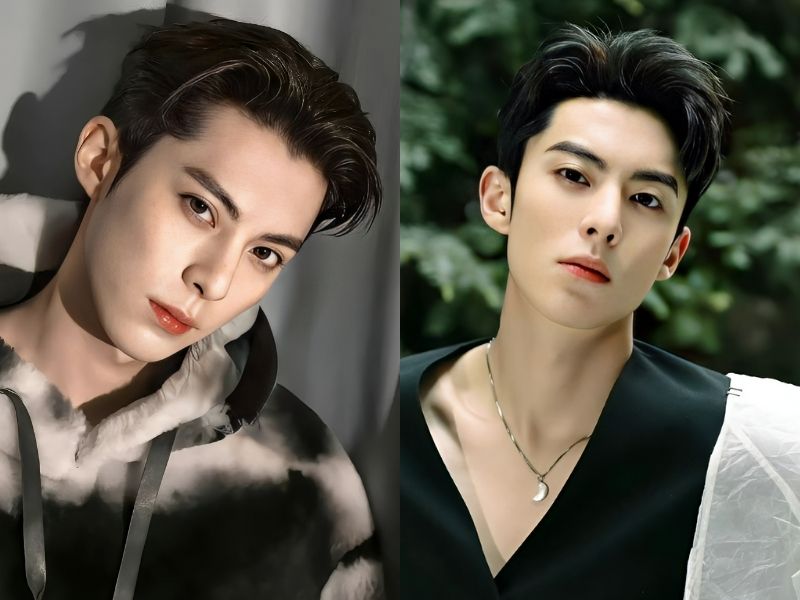 Kiểu tóc undercut vuốt ngược thời thượng dành cho các chàng trai (Nguồn: Sullia, Dylan Wang)