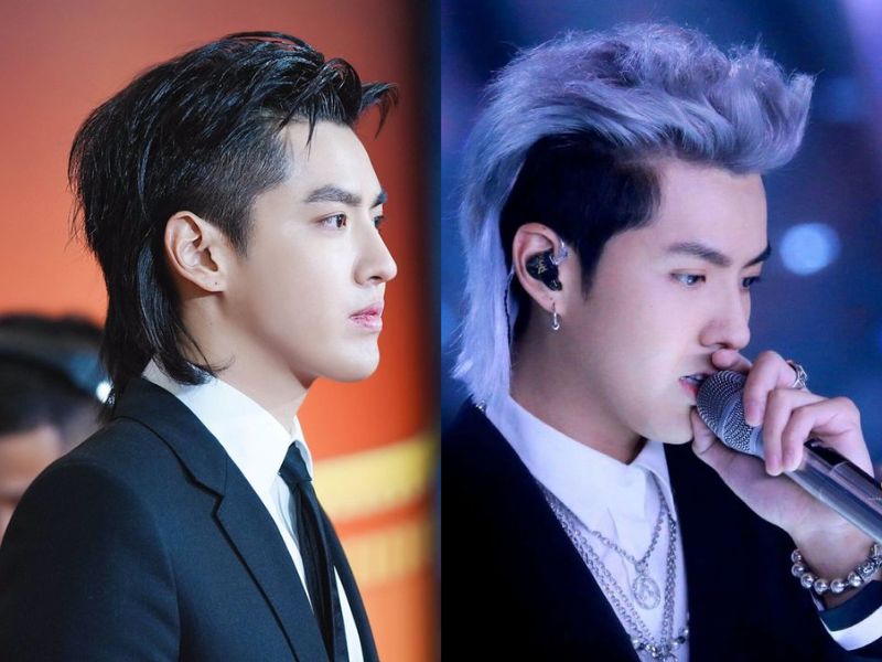 Kiểu tóc undercut mullet (Nguồn: Kris Wu Fanpic)