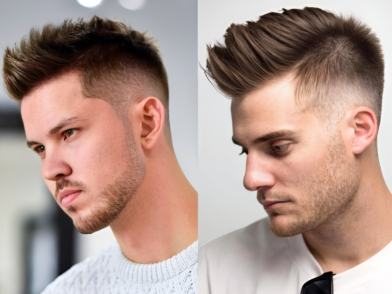 Tóc Sport vuốt dựng giúp bạn quyến rũ và điển trai (Nguồn: haircutinspiration.com, menshaircuts.com) 