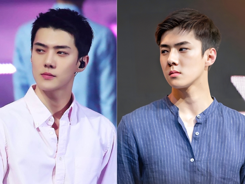 Side buzz cut mang lại nét cuốn hút nhẹ nhàng. (Nguồn: Iridescent Boy EXO Sehun Fansite)