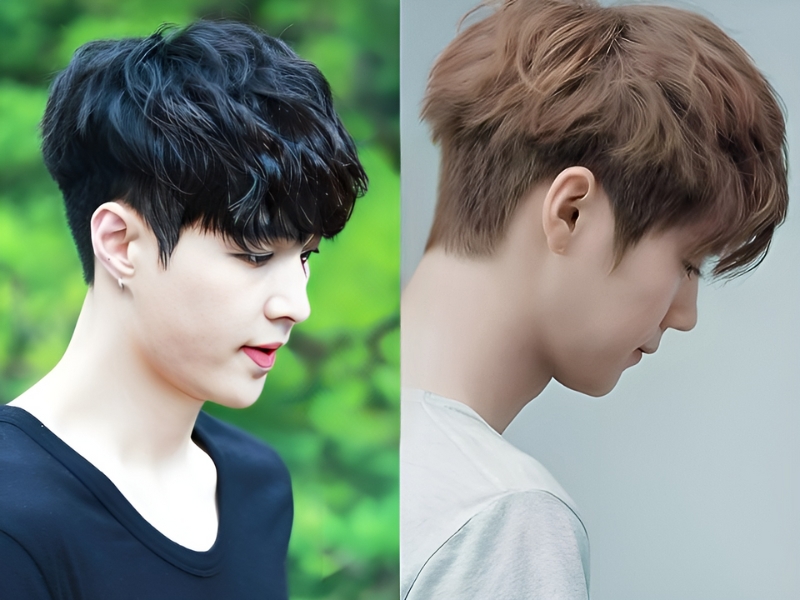 Tóc nam undercut uốn sóng phồng trẻ trung và thời thượng (Nguồn: Fansite Shine for Lay, cutie-hans.tumblr.com)