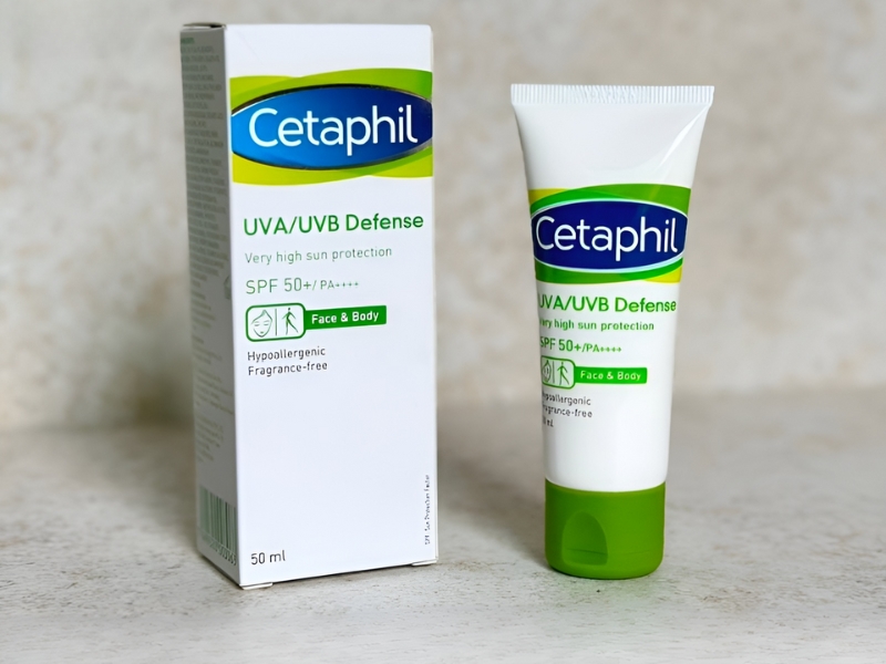 13 tuổi có nên dùng kem chống nắng? nên dùng Kem chống nắng Cetaphil UVA/UVB Defense SPF 50+