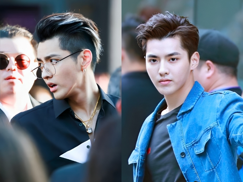 Undercut ngắn cho mặt dài cực cuốn hút. (Nguồn: Kris Wu Fanpage)