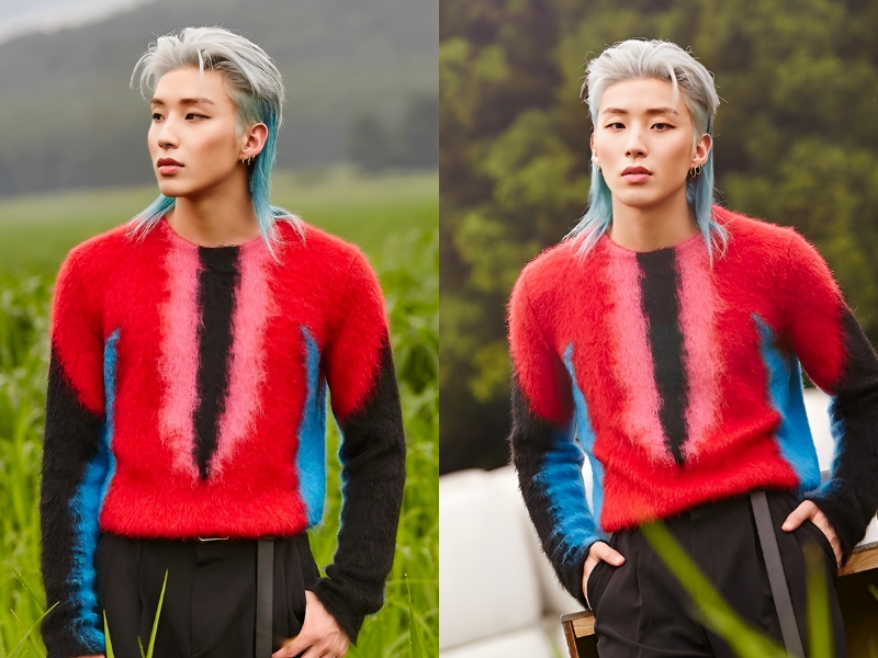 Tóc Pompadour Mullet sang trọng và thanh lịch. (Nguồn: B.A.P Fanpage)