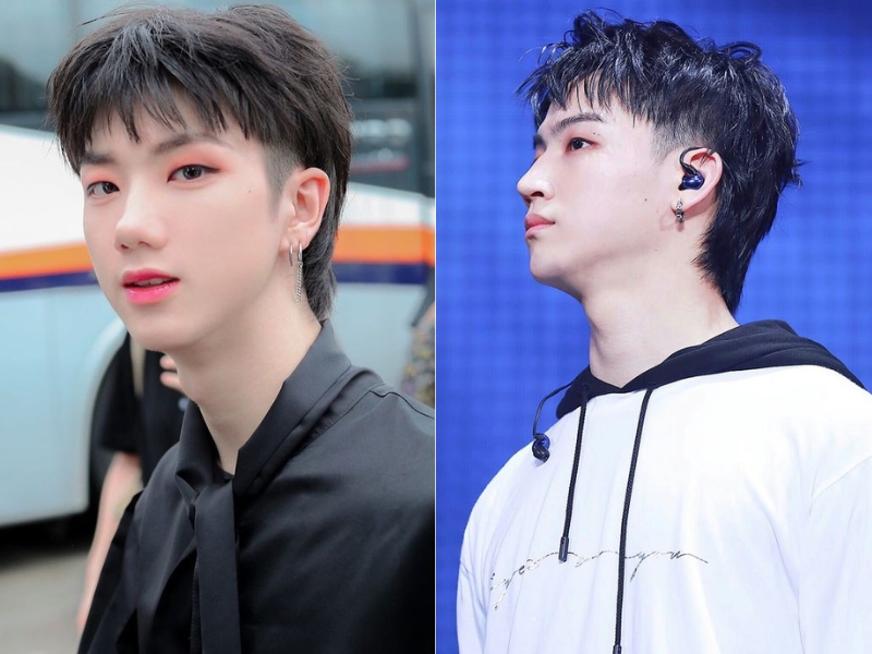 Tóc mohican ngắn để gáy tương tự như kiểu tóc mullet vô cùng cá tính, ấn tượng 