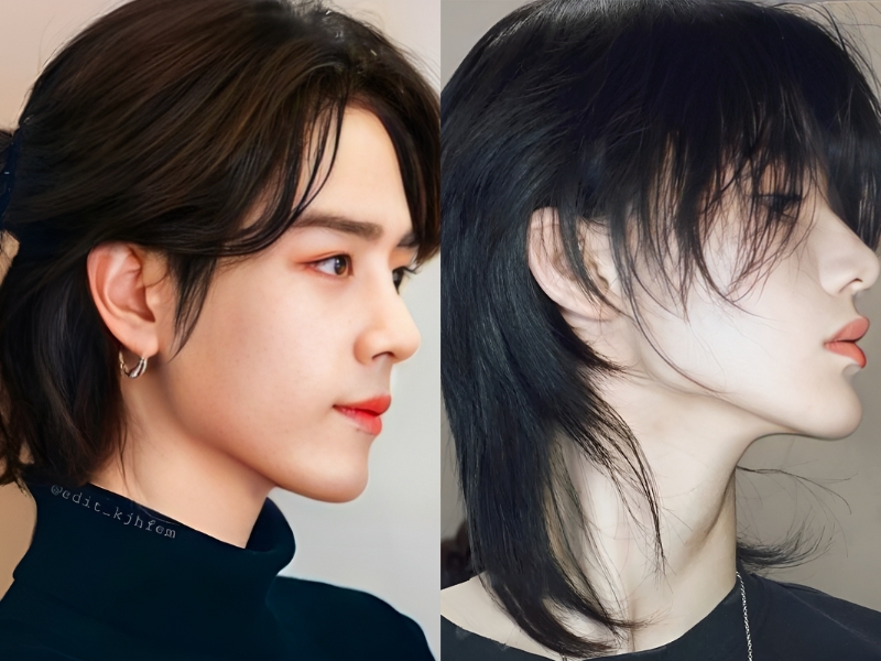 Mullet nam hai mái xoăn lơi thanh lịch cho các chàng. (Nguồn: Seoul Spa)