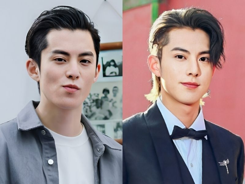 Kiểu tóc two block dài lãng tử dành cho phái mạnh (Nguồn: Weibo Dylan Wang, Asian Film and TV Week)