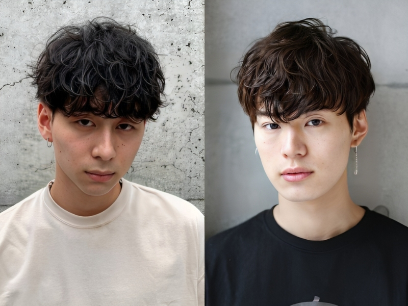 Kiểu tóc này thực sự là một lựa chọn không thể phù hợp hơn cho những chàng trai có khuôn mặt trái xoan hoặc V-line (Nguồn: beauty.yahoo.co.jp)
