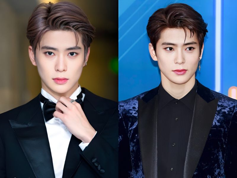 Tóc side part vuốt ngược cực ngầu cho mọi chàng trai. (Nguồn: ChocoInRed - NCT Jaehyun 1st Vietnamese Fanpage)