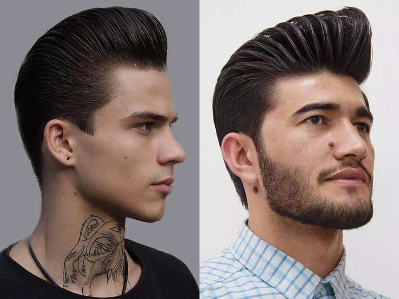 Tóc Pompadour dài phù hợp với nhiều độ tuổi khác nhau 