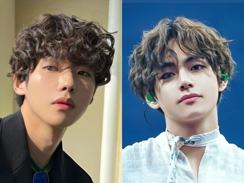 Kiểu tóc được nhiều idol Hàn Quốc ưa chuộng (Nguồn: Instagram @clorlk, Fansite NUNA V)