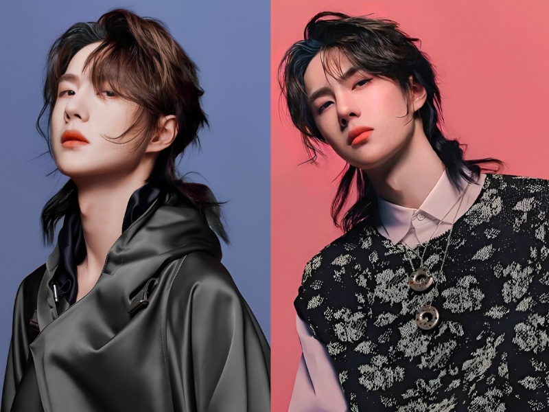 Mullet nam hai mái dài thanh lịch và sang trọng. (Nguồn: Vương Nhất Bác 王一博 - UNIQ's Wang Yibo 1st Fanpage)