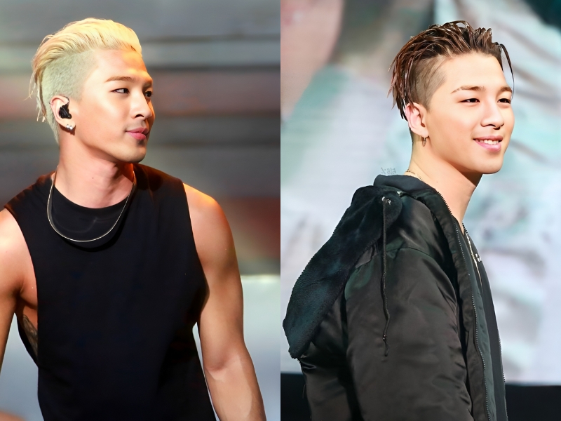 Tóc side part hard part cực kỳ cool ngầu cho mọi chàng trai. (Nguồn: Taeyang Vietnam Fanpage, TAEYANG Facebook)