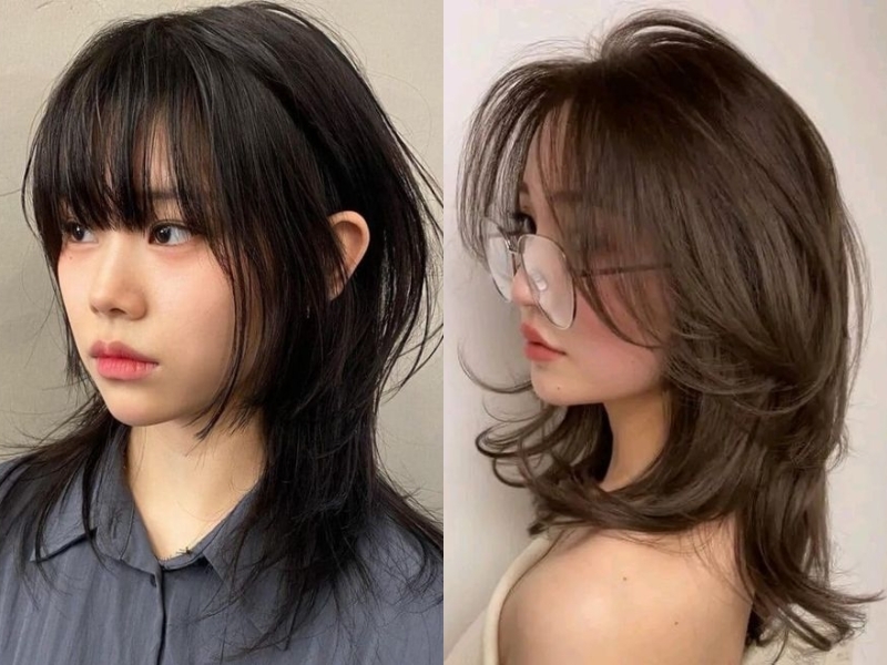 Tóc mullet layer là kiểu tóc thịnh hành (Nguồn: thewarlanders.com, lamire.jp)