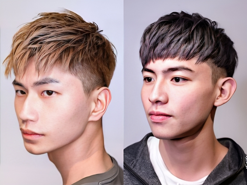 Tóc húi cua kết hợp xoăn (Nguồn: manhaircuts.com)