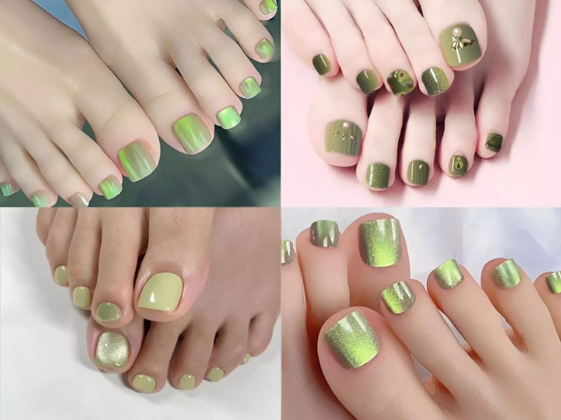 Những Mẫu Nail Màu Xanh Bơ?đẹp Trendy Nhất Cho Nàng - Lion Decor