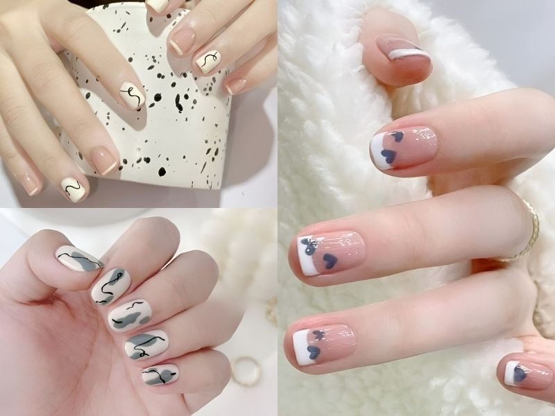 Nail học sinh nhẹ nhàng đơn giản