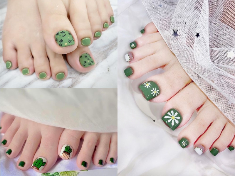 Tham khảo 100 kiểu nail màu xanh sành điệu, cuốn hút