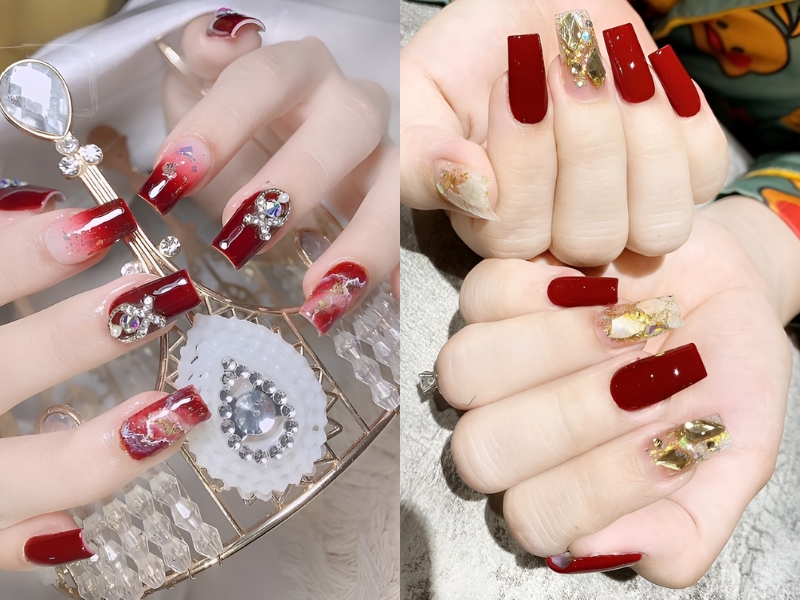 Gợi ý 10 mẫu nail vừa đơn giản lại đẹp và sang phù hợp dịp Tết 2020