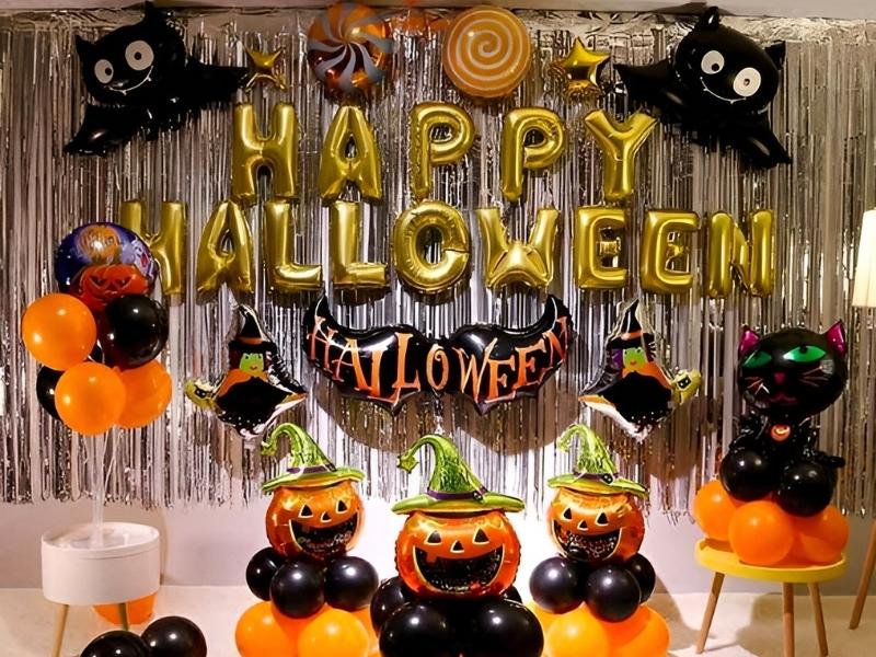 Trang trí Halloween bằng bóng bay