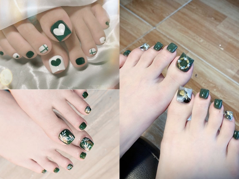 60+ Mẫu Nail Màu Xanh Lá Đẹp, Phong Cách 2024 | Mytour