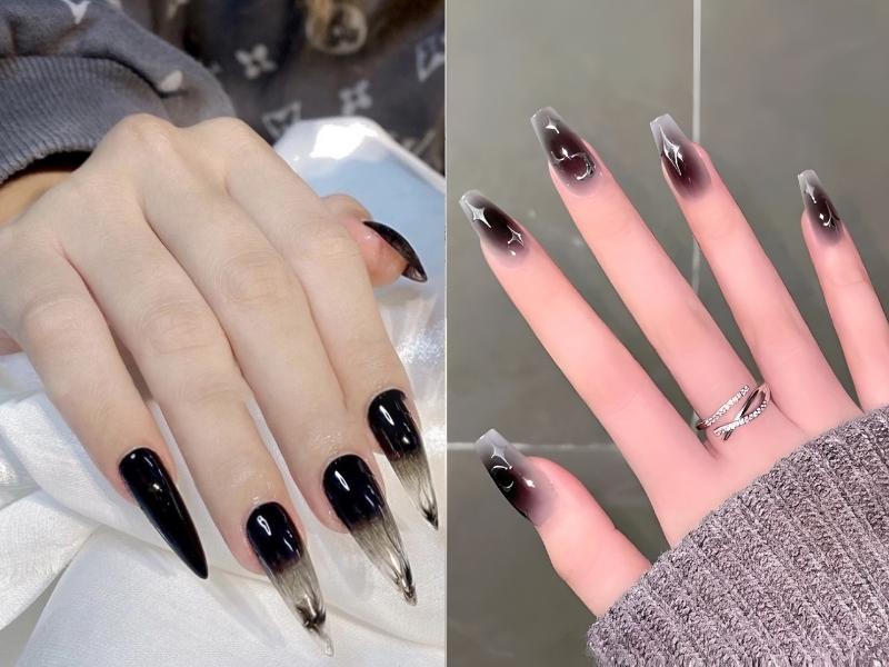 Tuyển tập 5 mẫu nail đen cá tính cực kỳ sang chảnh