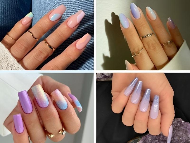 Các mẫu nail sơn ombre