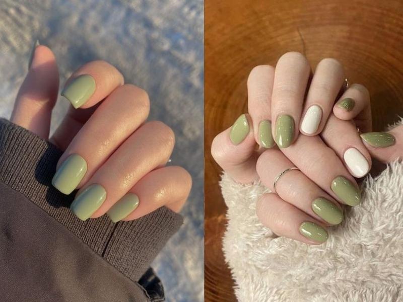 60+ Mẫu Nail Màu Xanh Lá Đẹp, Phong Cách 2024 | Mytour