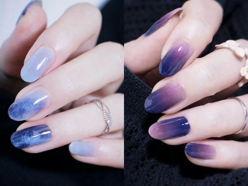 Nail loang móng nhọn vừa huyền bí vừa mê hoặc (Nguồn: ℝ𝕚𝕟𝕟𝕖~~♡)