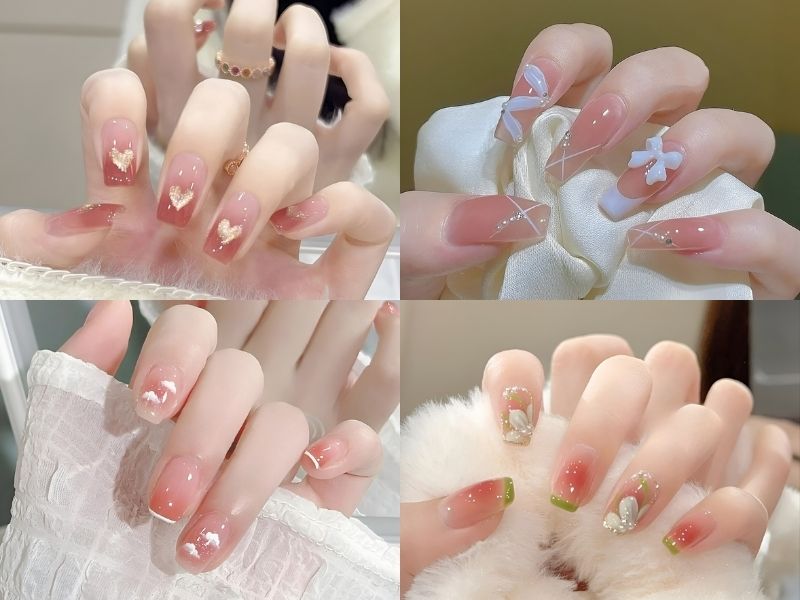 99+ mẫu nail Hàn Quốc dễ thương và xu hướng 2023