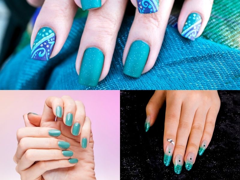 Mẫu nail xanh bơ mang lại vẻ đẹp thanh lịch và tươi mát