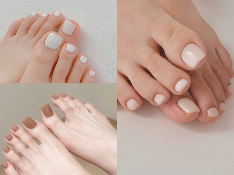 Top 200 các mẫu nail chân đơn giản dễ thương được yêu thích nhất