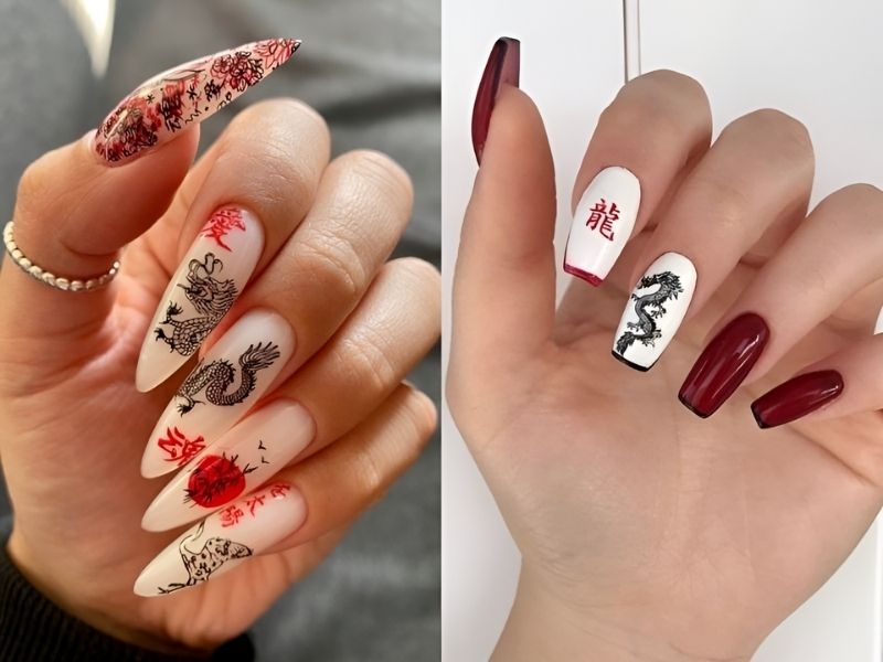 70+ mẫu nail đẹp ngày Tết - Mẫu móng đơn giản, xinh | Màu móng, Ngày tết,  Máu