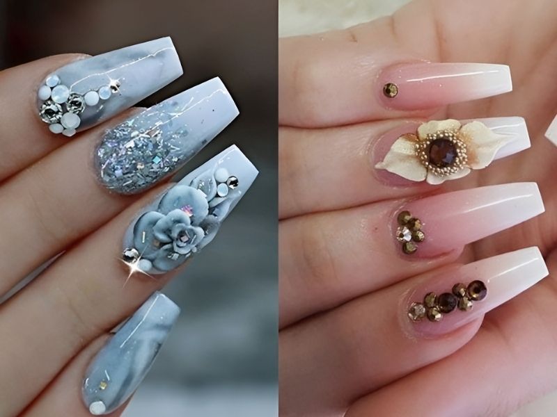 Mua Combo Cắt Da Tay, Đắp Bột Tự Nhiên, Sơn Gel, Vẽ Móng Sáng Tạo/ Đính Hột  Tại Vietgangz Nails tại Vietgangz Nail | Tiki