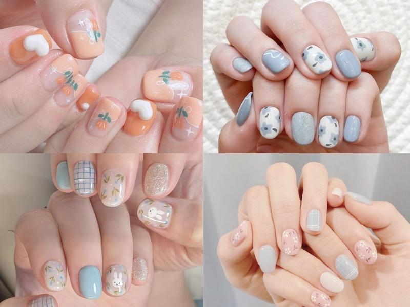 Top 10 mẫu nail xinh xắn dễ thương trong tháng 1 và tháng 2 chào đón năm  mới | Nails, Beauty