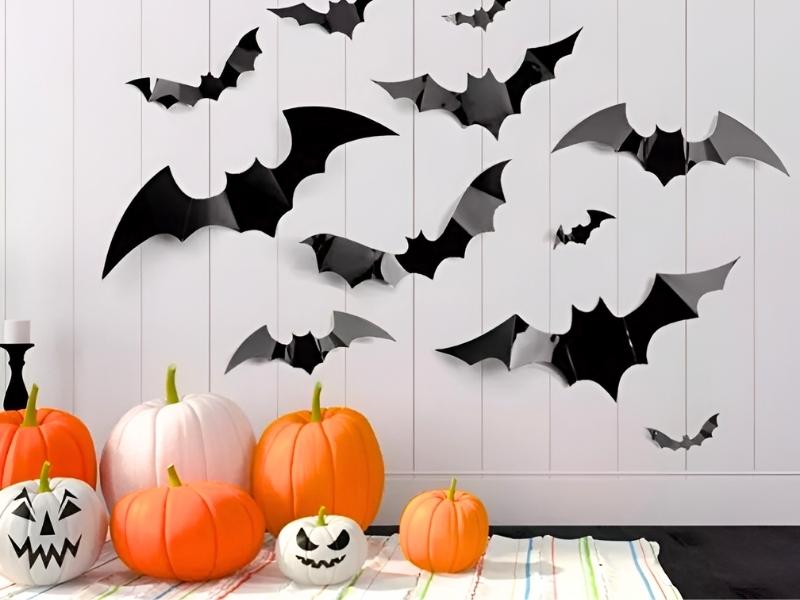 Decal dán tường trang trí lớp học vào Halloween