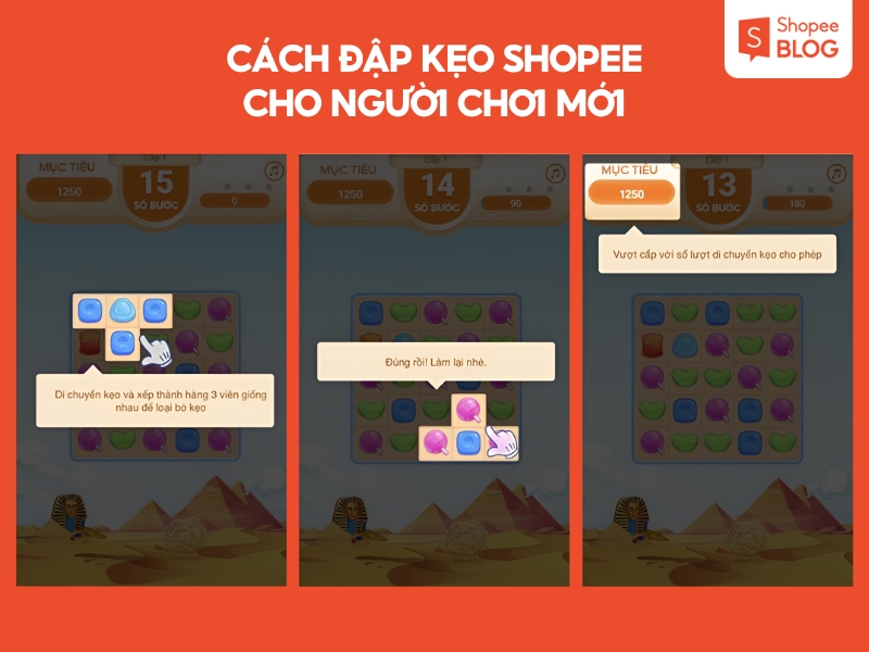 chơi đập kẹo Shopee