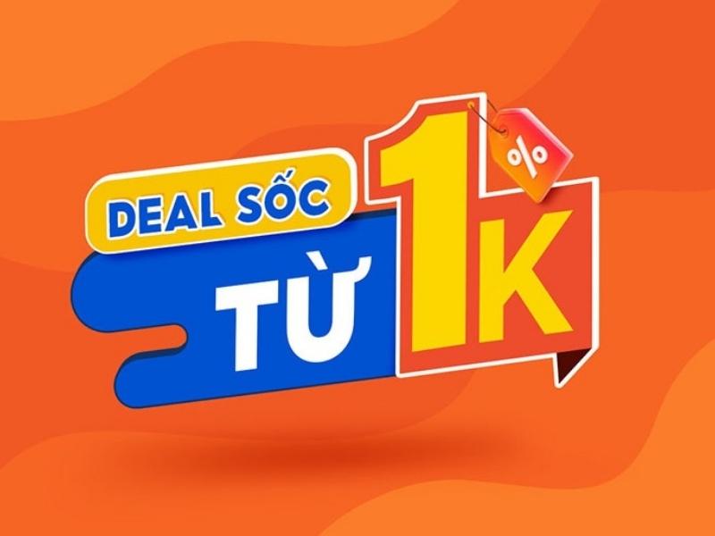 Săn Deal sốc từ 1K tại Shopee