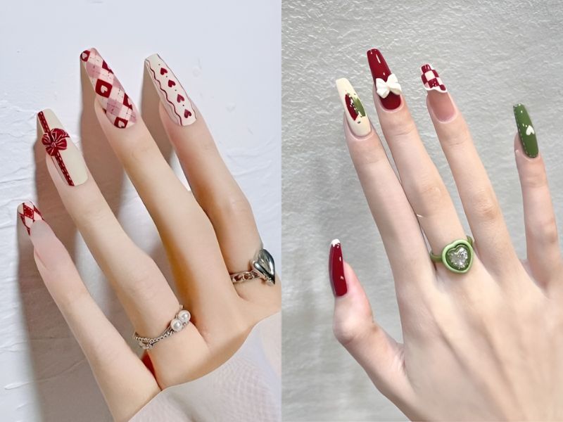 30+ mẫu nail tết 2023 hot nhất giúp nàng tăng thêm thần thái xinh đẹp -  Beaudy.vn