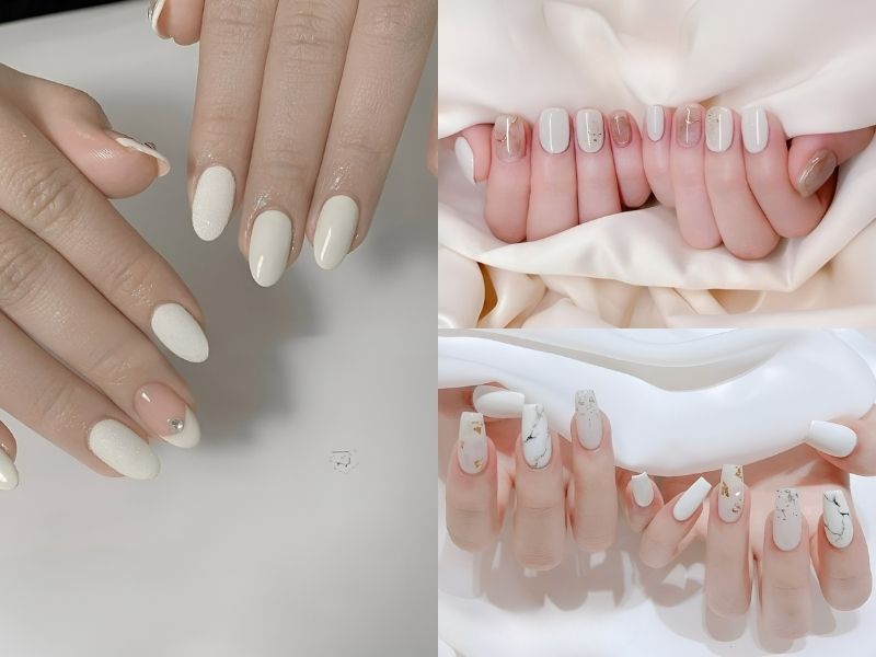 Nail tone trắng