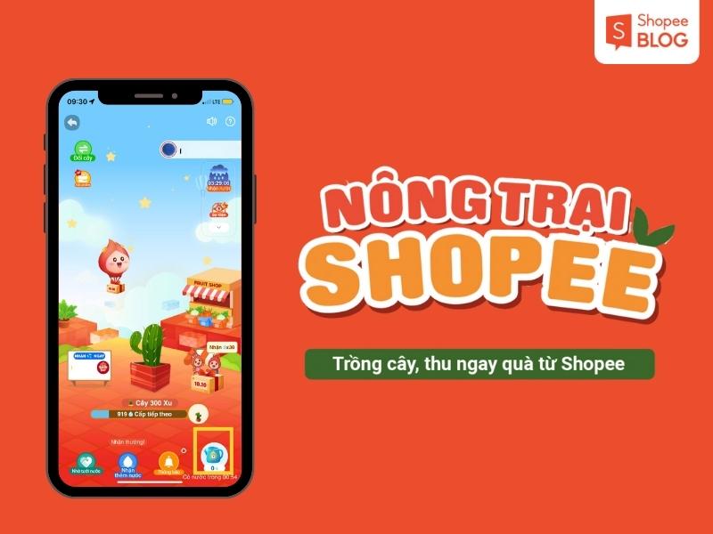 cách tham gia game nông trại Shopee