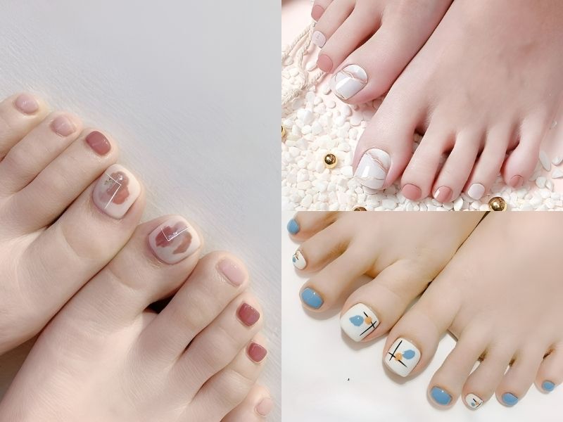 Những mẫu nail đẹp dành cho các cô nàng văn phòng (Nguồn: Claudia Nail Art, ideasconsejos.com, Krixi Nailbar)