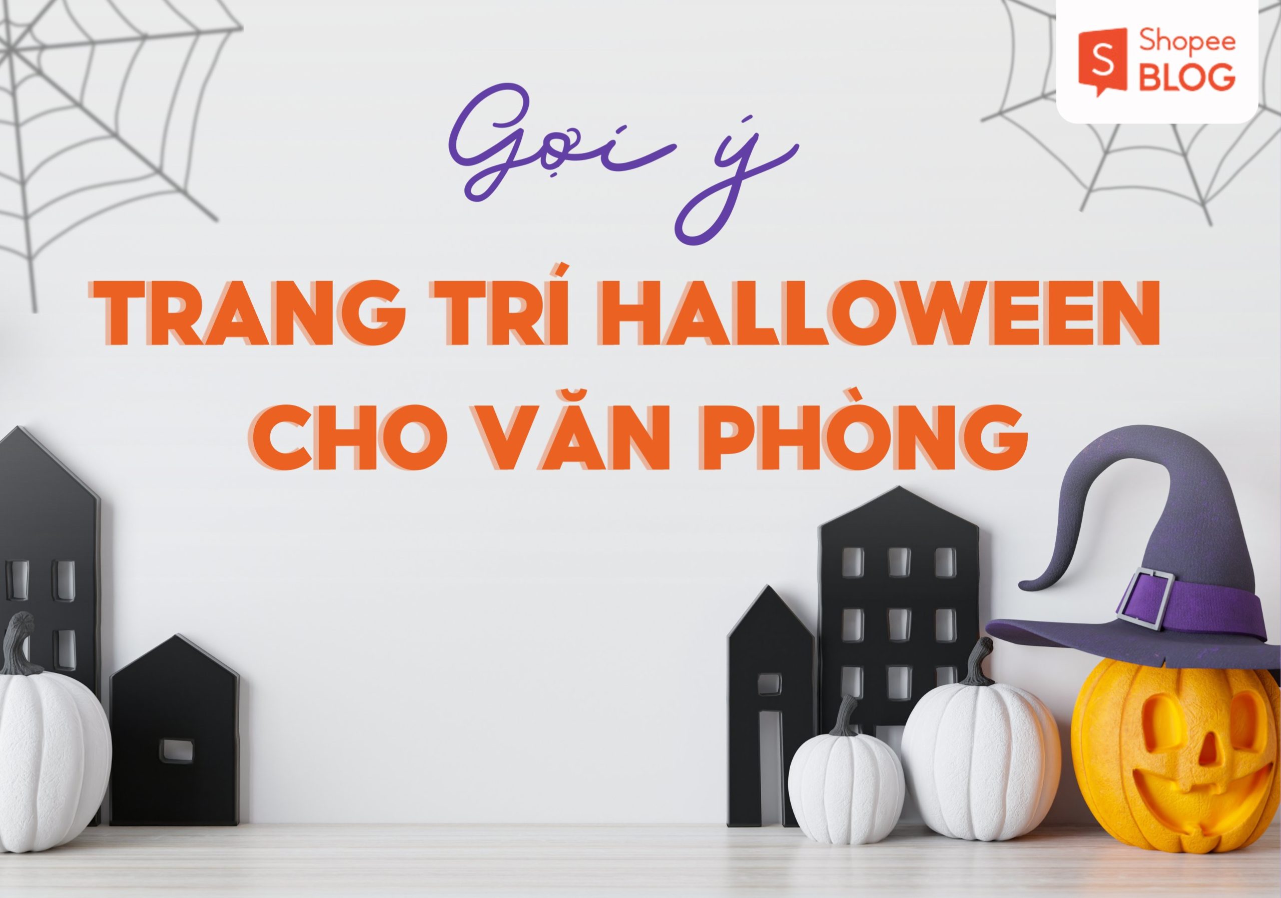 trang trí halloween cho văn phòng