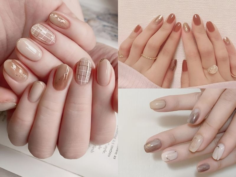 Những mẫu nail màu nude