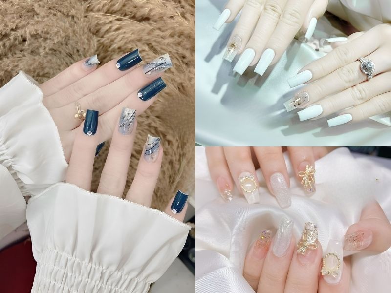 Phù hợp với mọi phong cách thời trang và dịp lễ khác nhau (Nguồn: T Nail Room, Chinh Chinh Nails, Meo Nail)