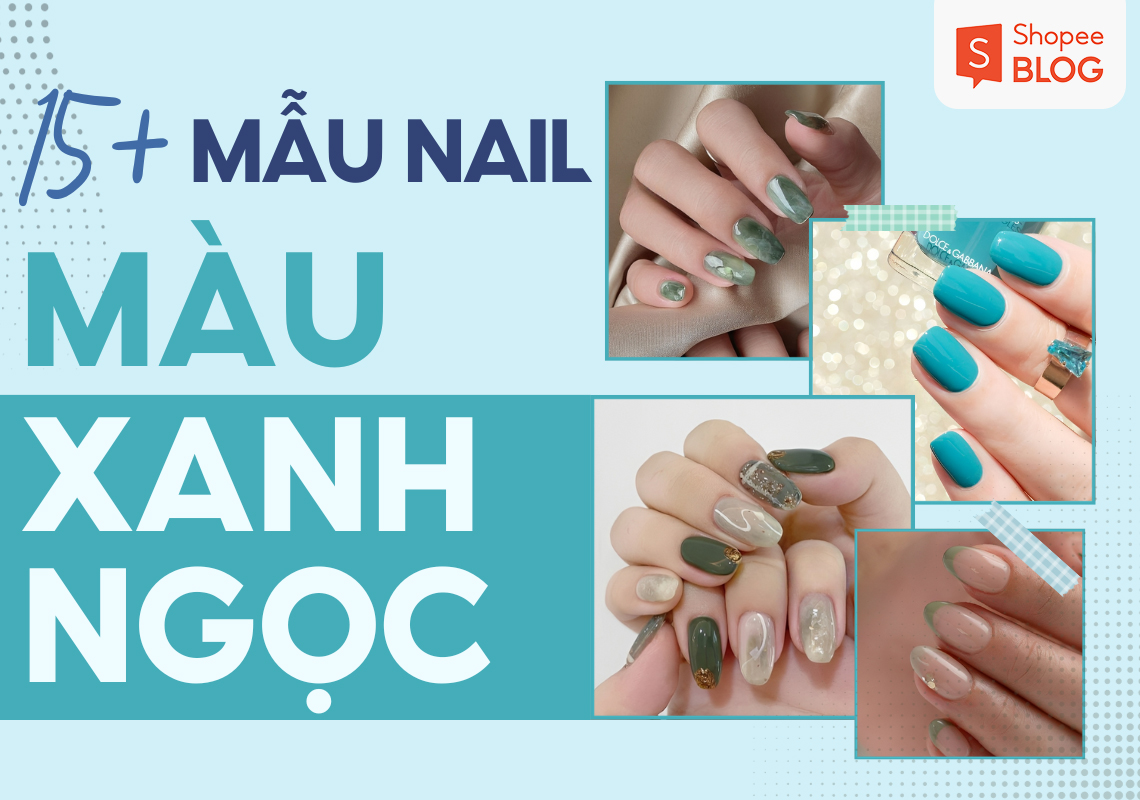 Bắt kịp trào lưu #trashtag với những mẫu nail thiên nhiên xanh mát - Làm đẹp  - Việt Giải Trí